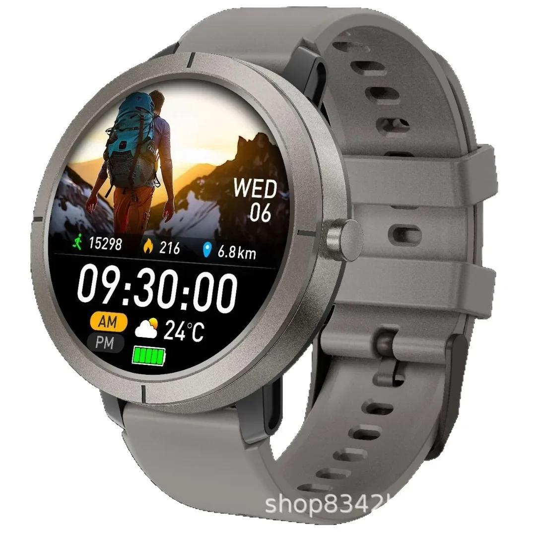 Reloj inteligente DM76 (explosivo transfronterizo) - 5.3 Bluetooth, detección de sangre O2/BP, 5 posiciones (Incl. GPS)