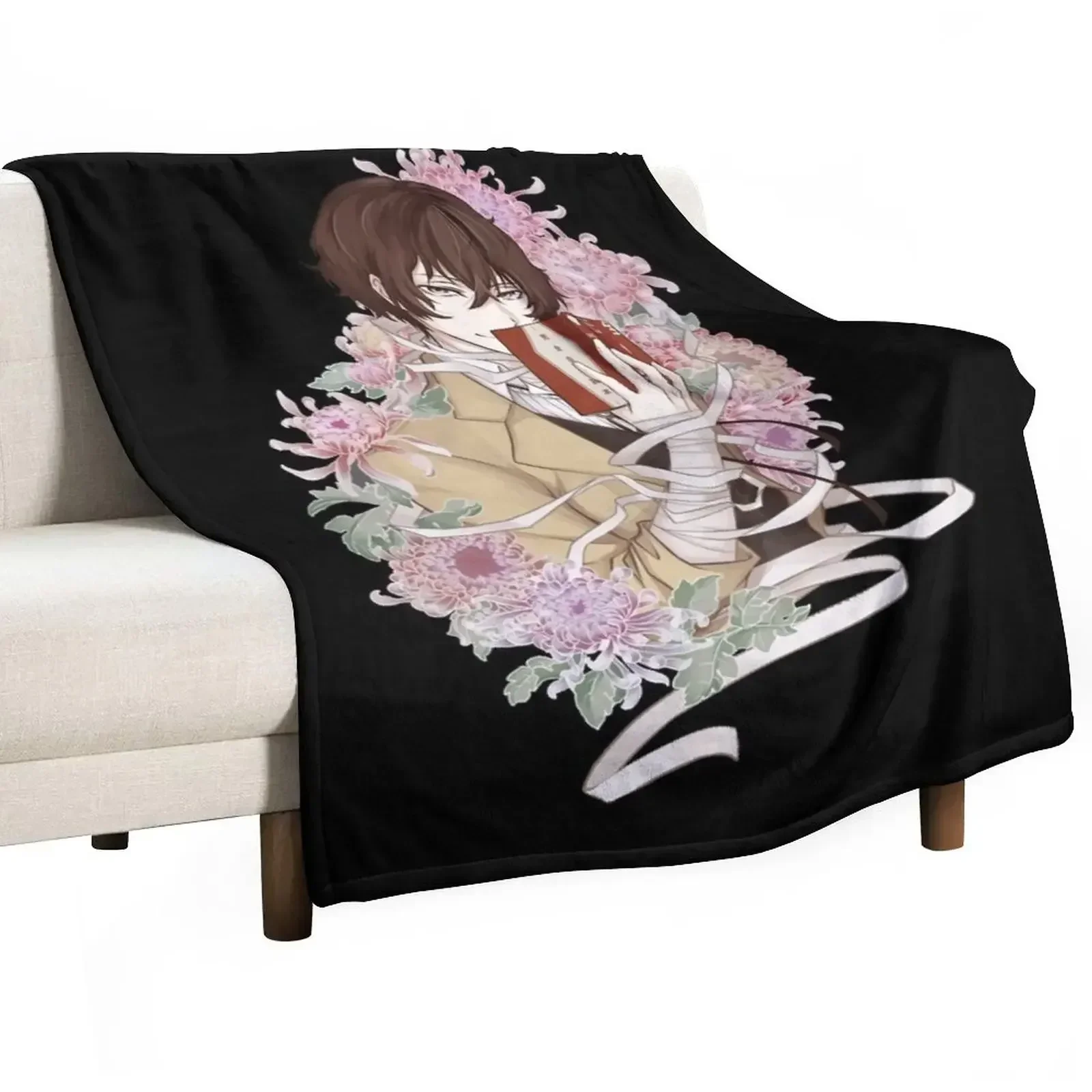 

Day Gift For Dazai Gifts For Movie Fans Throw Blanket Lightweight Warm Blanket for Travel Camping