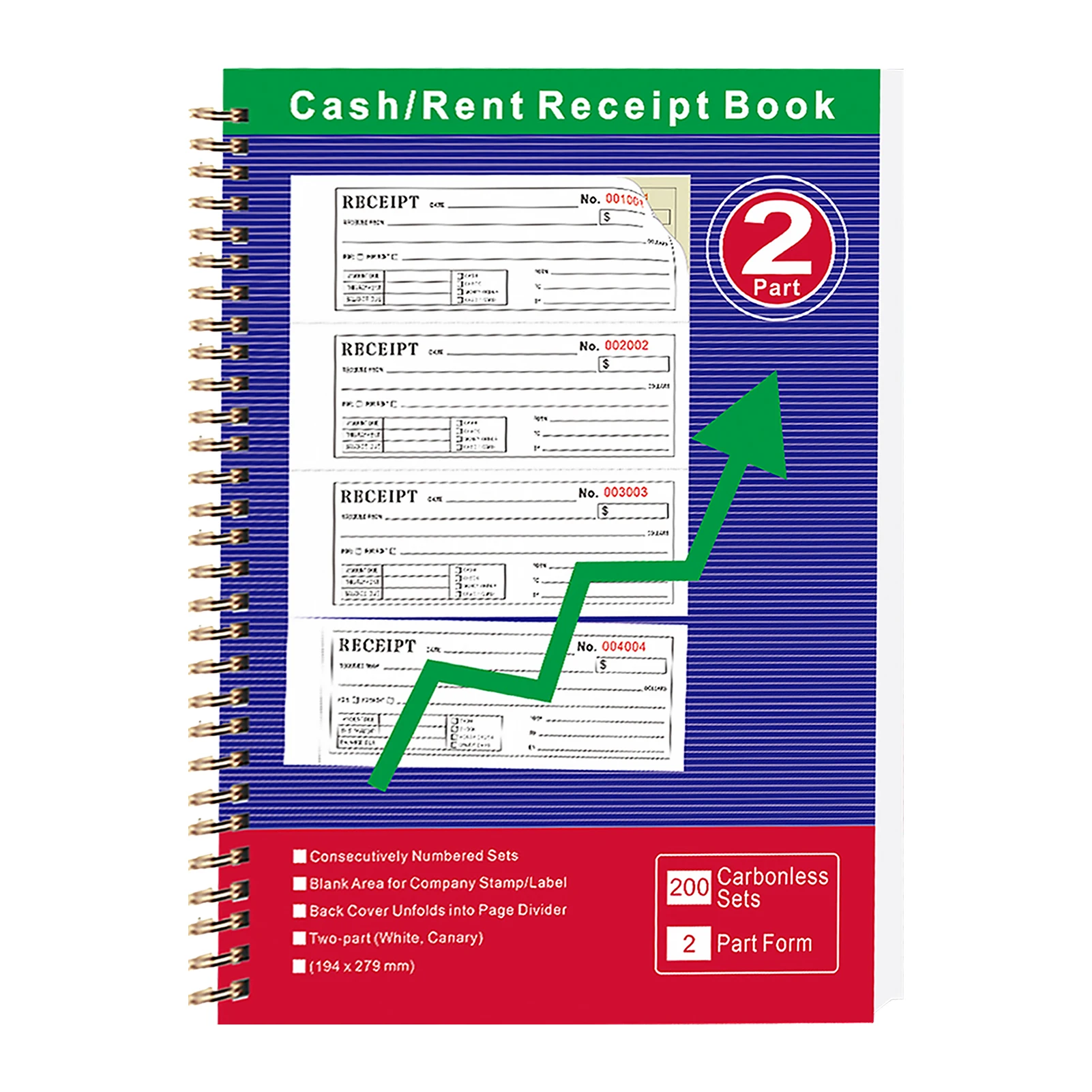 

Многофункциональные коммерческие документы Прочная бумага Портативный размер для аренды продаж и бизнес-записи