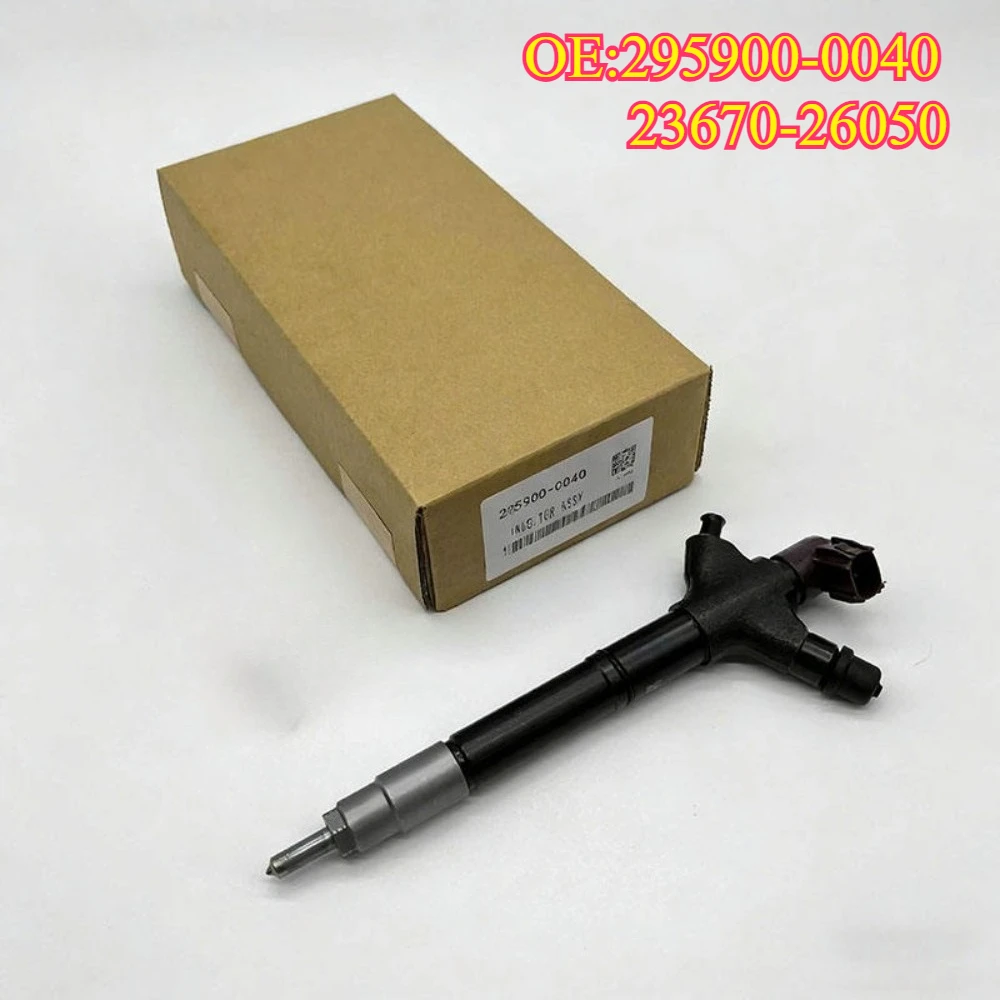 

Original High Quality New For 295900-0040 23670-26050 Common Rail Fuel Injector Assembly for 2.0D 1AD-FTV D-4D 1KD-FTV