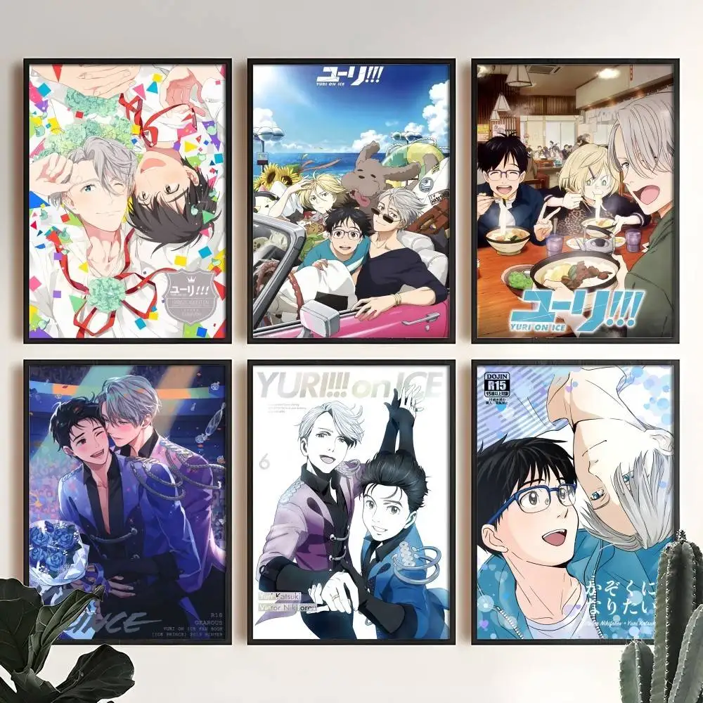 Anime Y-Yuri On ICE Poster High Quality Print Home Decor Wall Art Mural Room Bar Decoration