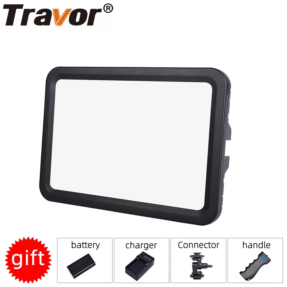 Travor Photography Light LED Video Light Dimmable 3300K 5600K Camera Light for Photography Photo Fill Lighting Panel Light