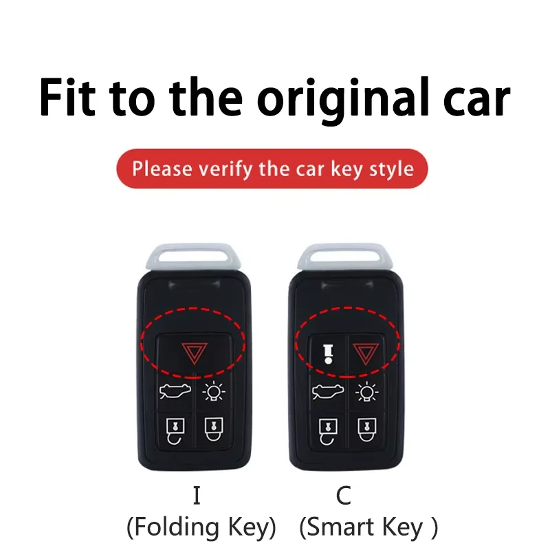 High Quality Leather Car Key Case Cover Protector Shell Holder For Volvo S40 S60 S80 S90 XC60 XC70 XC90 V40 V60 Auto Accessories