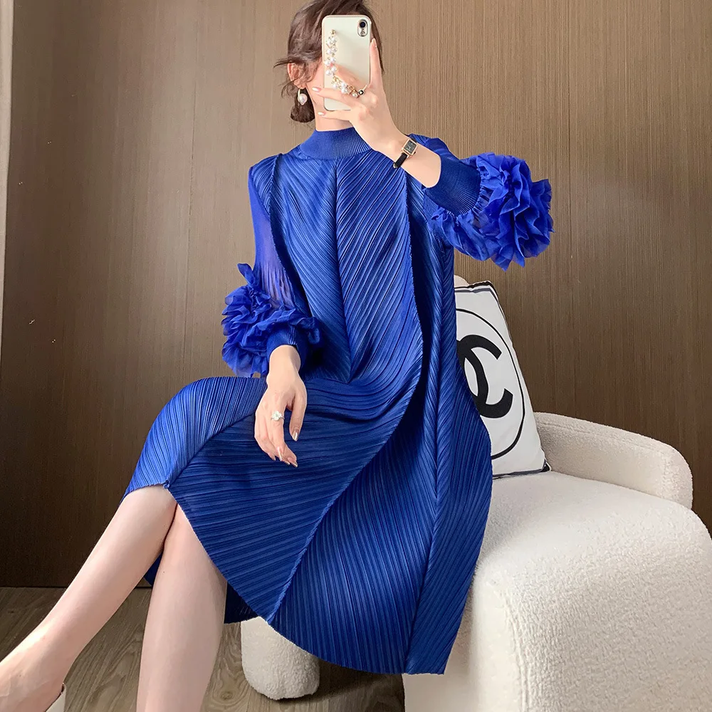 

Элегантная плиссированная юбка для модных мам: новая коллекция весна-осень, большие размеры, женская одежда, высококачественная юбка для свадеб и банкетов