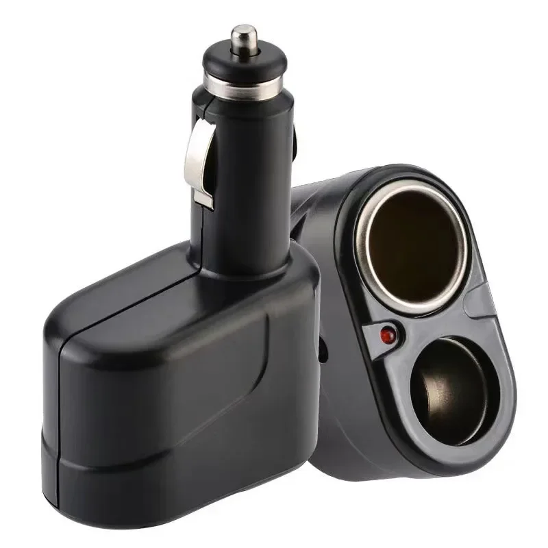 12V Dual Cigarette Lighter Sockets Car Charger Splitter Lighter Splitter Cigar Lighter Double Dual Adapter Car Accessories