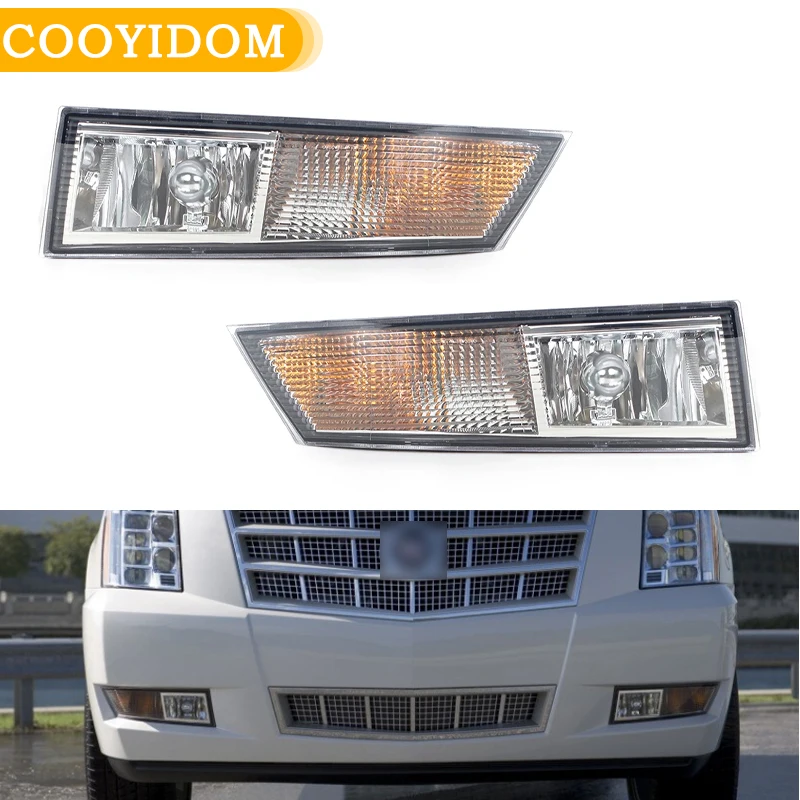 

Car Fog light For Cadillac Escalade ESV 2007 2008 2009 2010 2011 2012 2013 2014 Front Bumper Fog Lamp Assembly 10383562 10383563