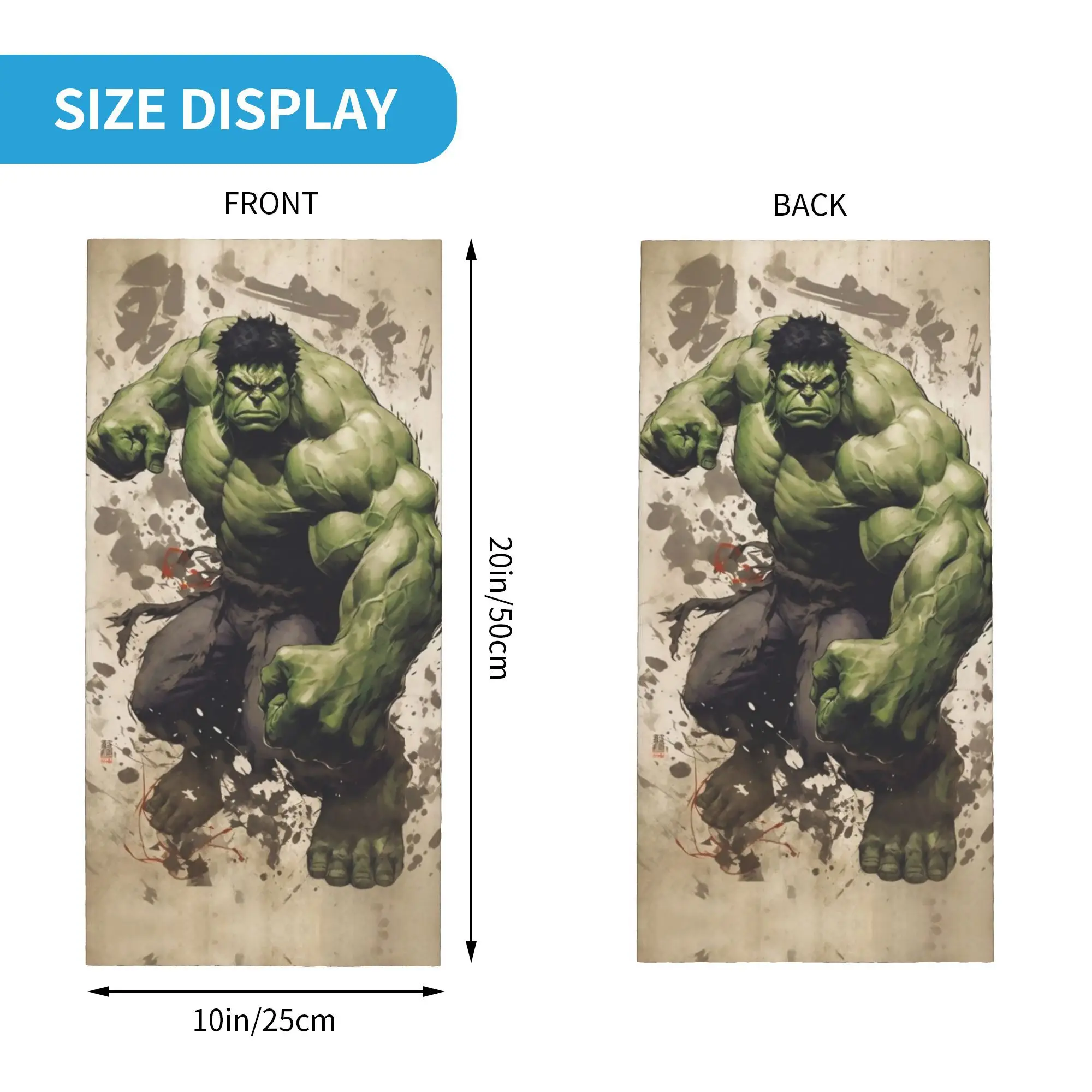 Scaldacollo invernale personalizzato Vintage Hulk Donna Uomo Escursionismo Ciclismo Sciarpa a tubo Moda Film Bandana per il viso Ghetta