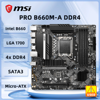 MSI  B660 Motherboard PRO B660M-A CEC WIFI DDR4 Motherboard LGA 1700 128GB support 14900 14700 13900 13100 12400 12100 cpu