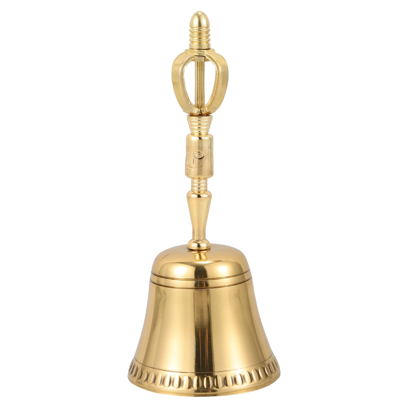 

Buddha Prayer Bell Bell Exquisite Handmade Retro Design for Home Temple Meditation Room Calming Sound Buddha Supply