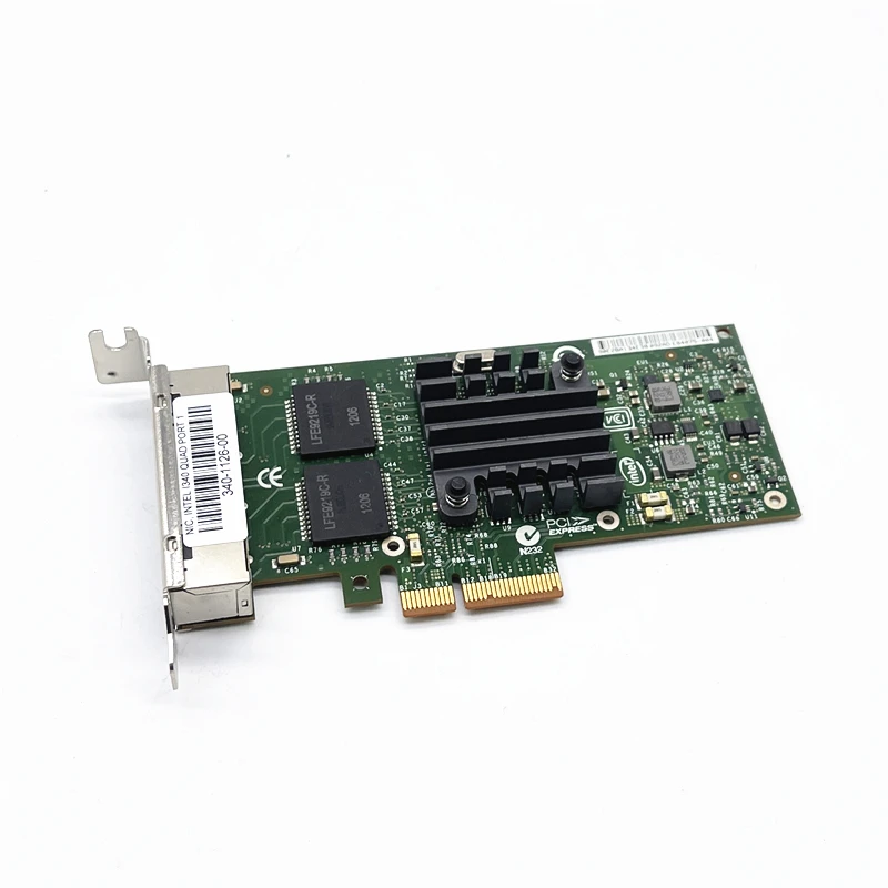 

Original I340-T4 E1G44HTBLK 4-port Gigabit Network Card ESXI Home Gigabit Network Card Ethernet Soft Routing Server Network Card