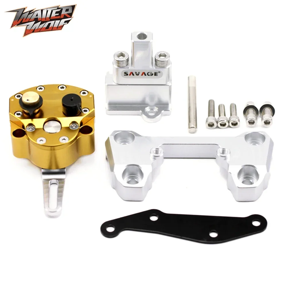 Motorcycle Adjustable Radial Steering Damper Stabilizer Mounting Bracket Kit For Yamaha MT-09 FZ-09 MT09 FZ09 MT FZ 09 2014-2020