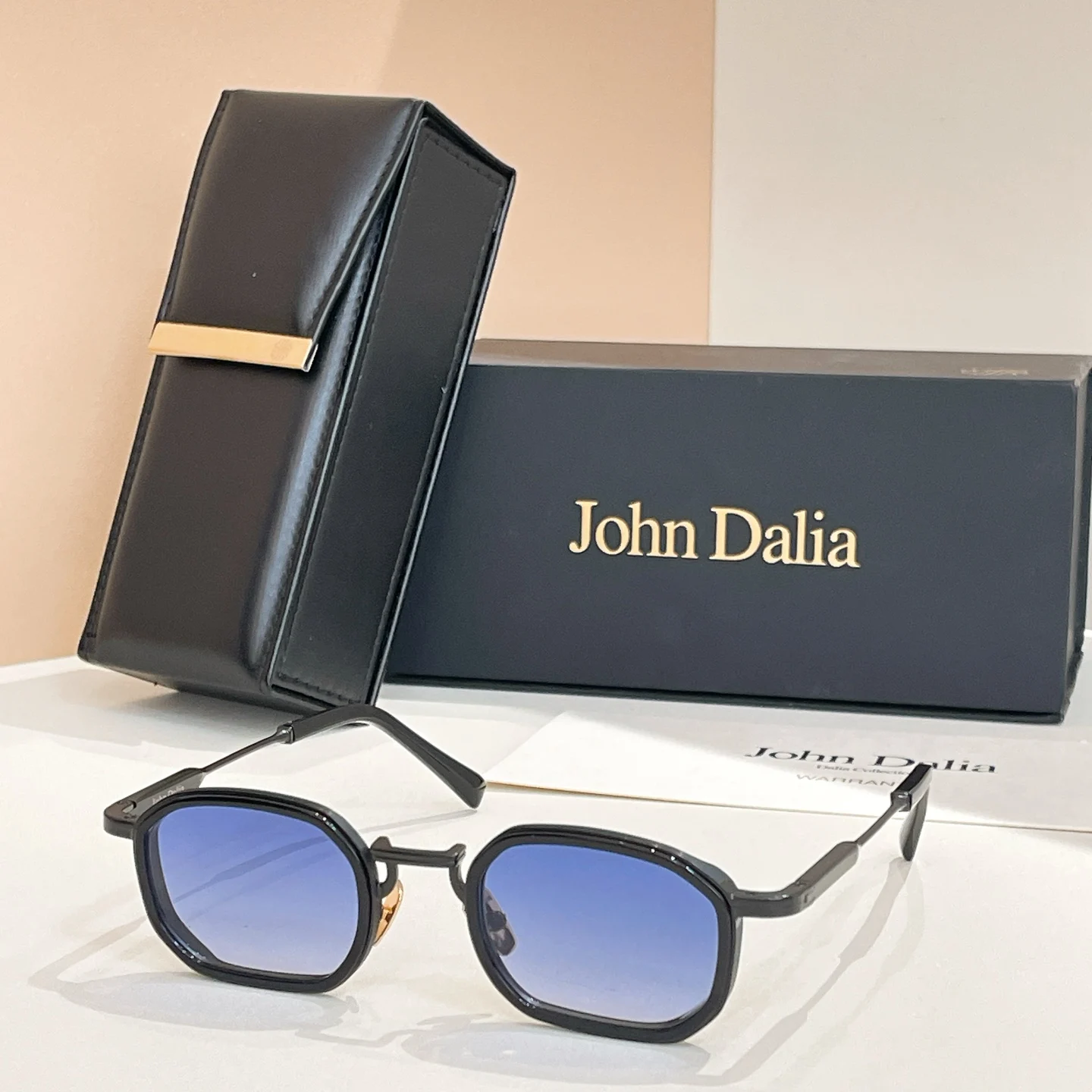 Luxe Designer Voor JOHN DALIA JD JEAN Vintage zonnebril UV400 Hoge kwaliteit modebril voor mannen en vrouwen met doos