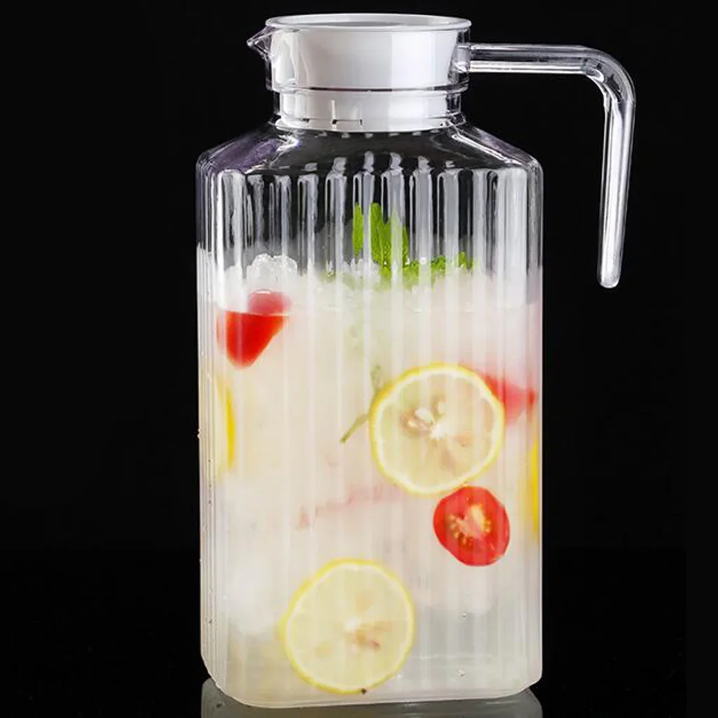 

Water Carafe with Handle Good Beverage Cold Kettle Beverage Juice Kettle Resistant To High Temperature Falling Cool Kettle Cup