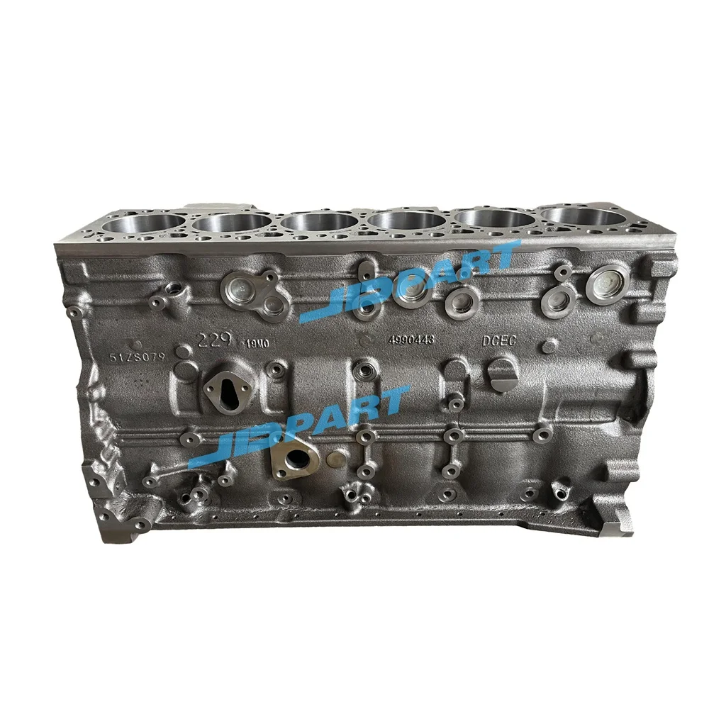 4990448 Cylinder Block For Komatsu 6D107 Excavator Engine Parts