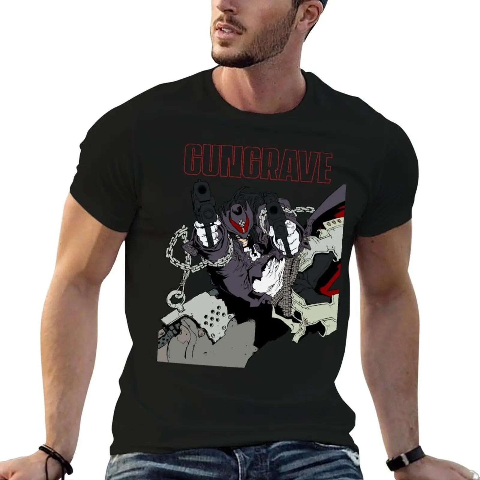 

Beyond The Grave T-Shirt anime t shirts for man man t shirts for men casual man t shirt heavy cotton T-shirt