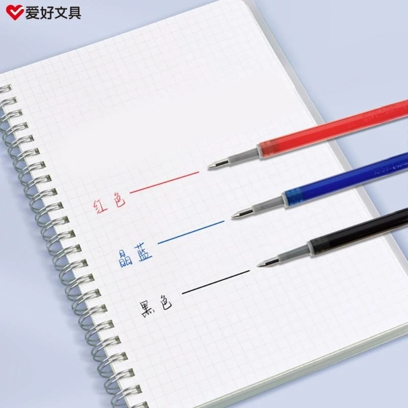 ローラーペンリフィル、クイックドライ0.5mmポイントジェルペンローラーペン補充執筆