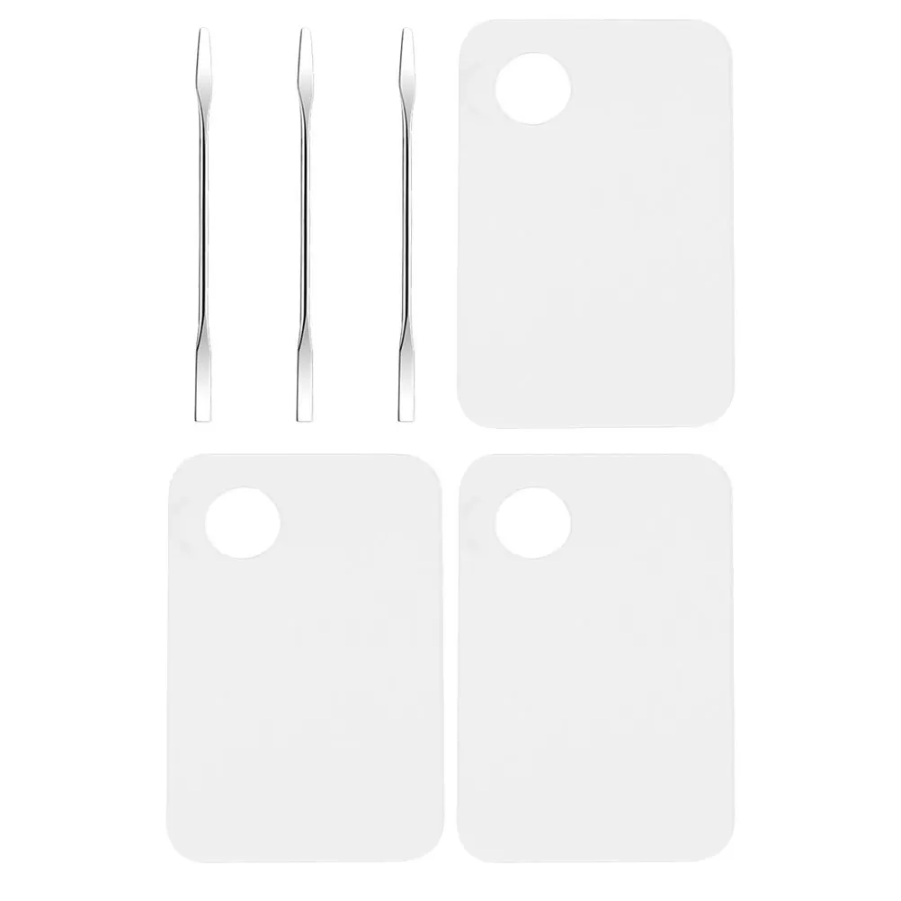 3 set di miscelazione di colori per unghie per trucco, set di spatole, accessori per manicure durevoli, set di strumenti per colorare le unghie