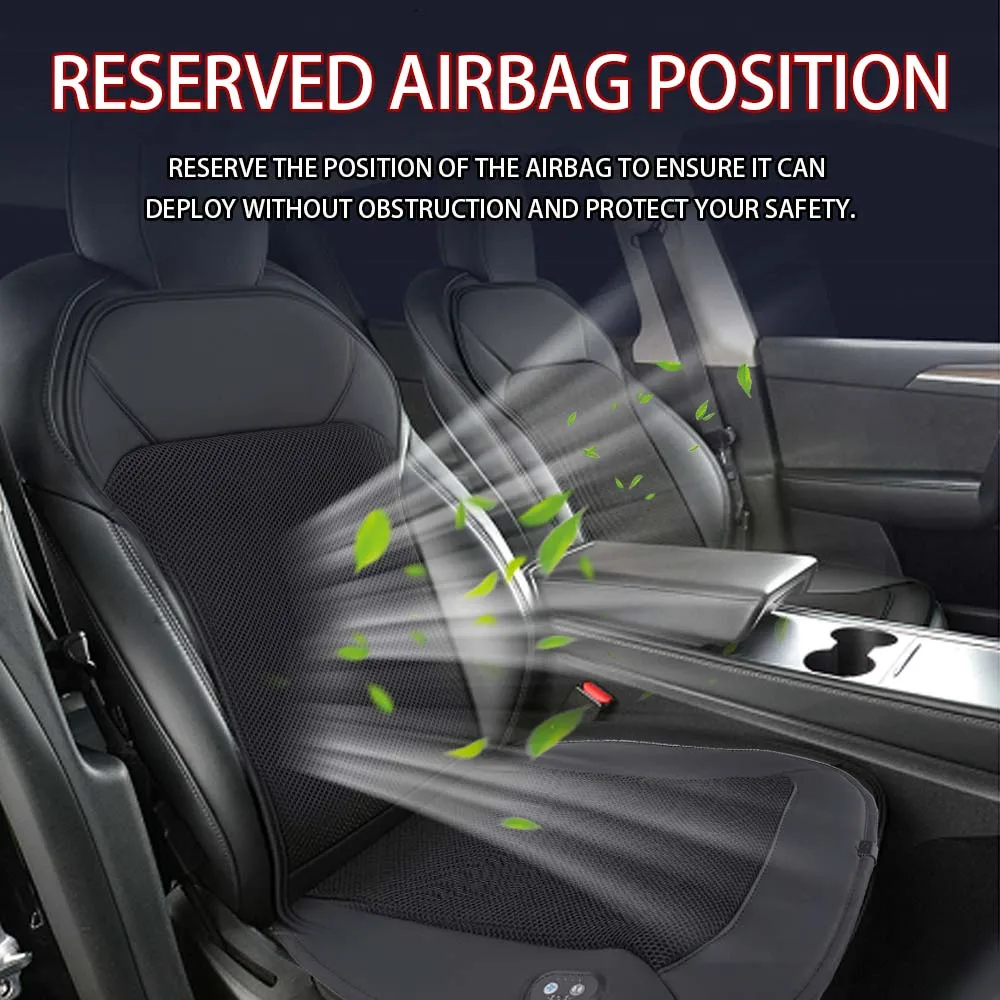 

Car Seat Cooling Cushion with 24 Fans & Massage entilated Summer Cool Car Seat Pad Autositzauflage mit Cars Accessories