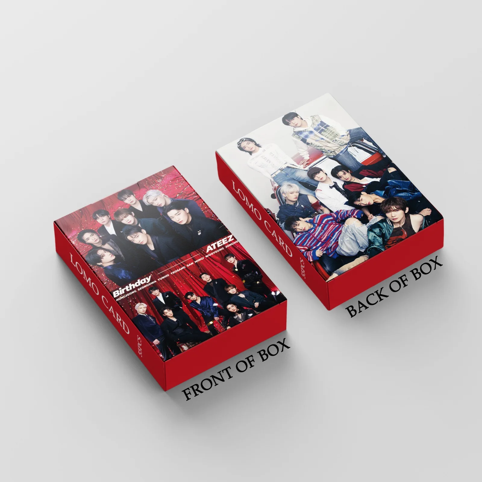 Imagem -05 - Ateez Idol Boy hd Impresso Photocards Novo Álbum Presentes de Aniversário Seonghwa Hongjoong Yunho Jongho Yeosang Cartões Lomo para Fãs 55 Peças por Conjunto