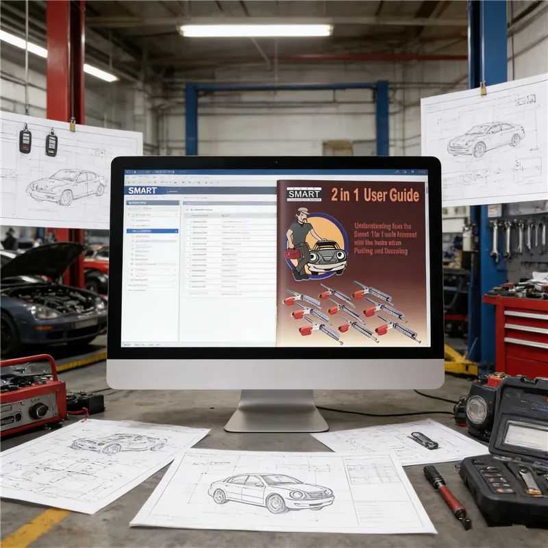 Hot Selling Lishi 2 In 1 Tool Book User Manual User Guide FOR CAR LOCK lishi tools Also With Pdf Manual