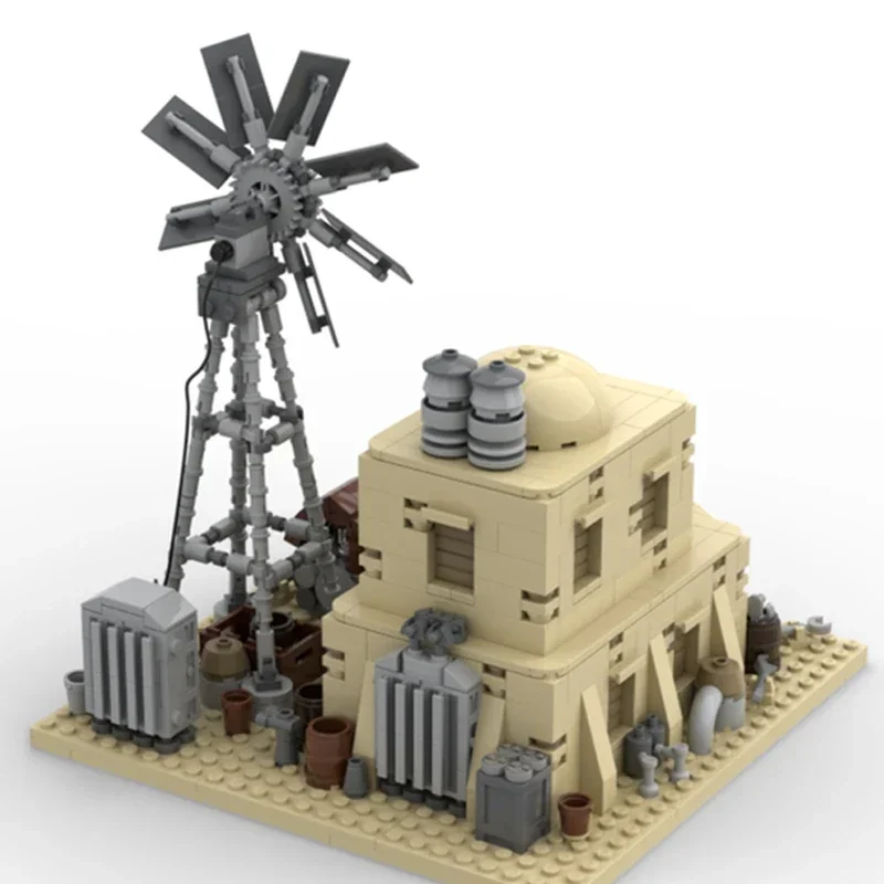 Moc Mattoni da costruzione Famoso Star Movie Modello Jail House Tecnologia mulino a vento Blocchi modulari Regali Giocattoli di Natale Set fai da te Assemblaggio