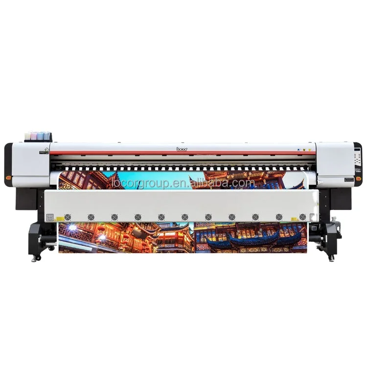 Locor High Output 3.2m 10ft Larger Size Flex Banner Printer for Advertising Printing machine