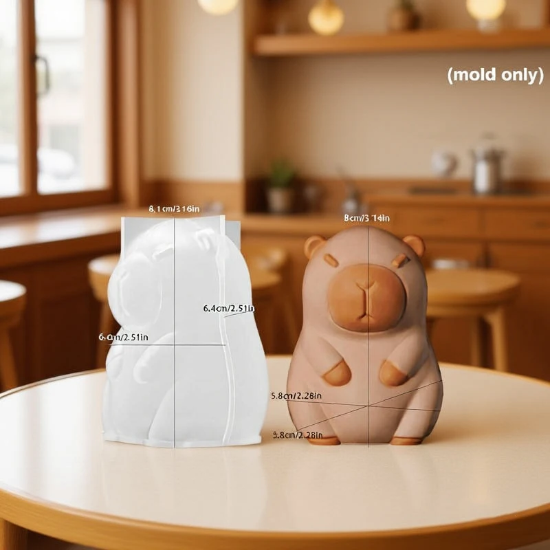 3D Capybara Mold 3D…
