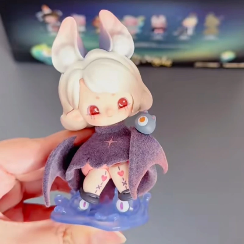 Impopo Whisper in Night Series Blind Box Cute Anime Figure Mystery Box Borsa a sorpresa Decorazione del desktop Giocattoli in PVC Raccogliere il regalo Nuovo