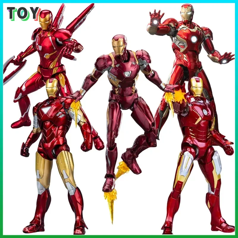 

1/12 оригинальная фигурка Fondjoy Iron Man Tony Stark Legend Mk45 Mk46 Mk50 Mk4 Diy Building Block Toys Коллекция аниме-модель