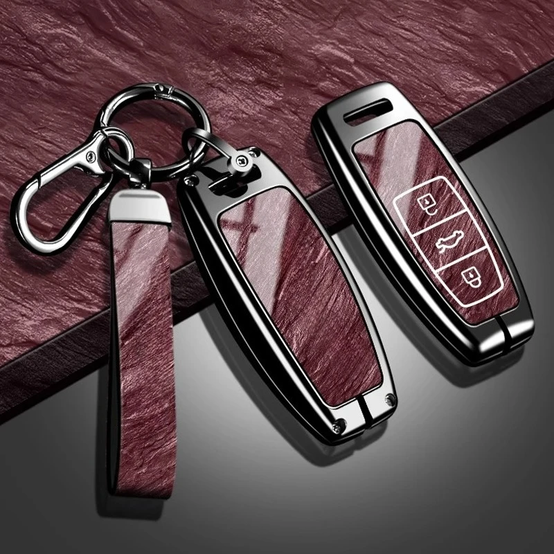 

Suitable for the new Audi key protection cover A4L car A6L high-end Q5L creative stone pattern Q3 car shell A3 buckle Q2L
