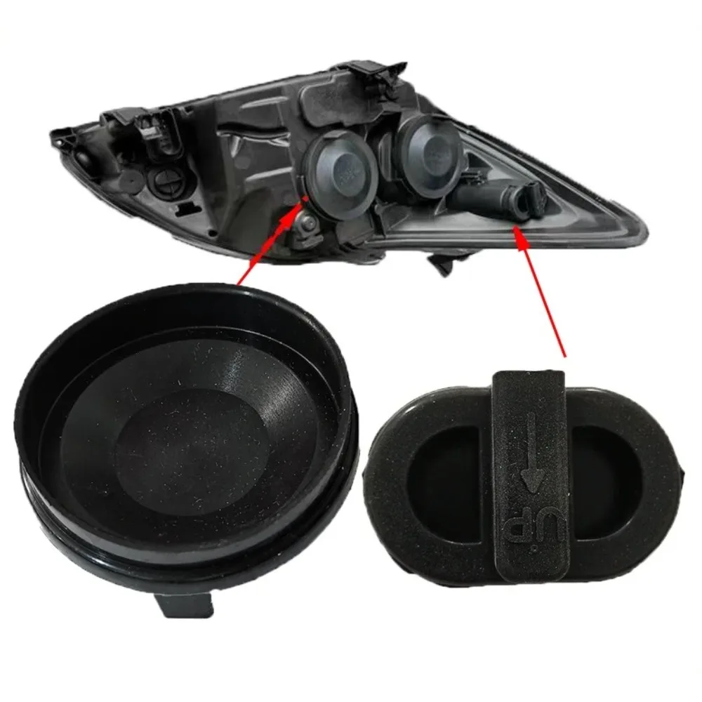 Headlight Dust Cover Sealing Waterproof Dustproof Headlamp Cap Light Trim For Ford Focus 2 2009-2014 8M5113030E