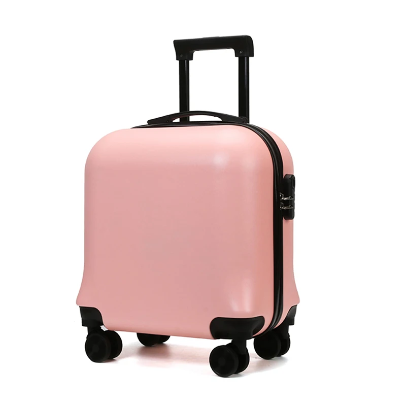 Valigia da viaggio per bambini ragazzi e ragazze 18 " bagaglio a rotelle Trolley per cartoni animati borse da viaggio regalo valigie per bambini a mano in cabina