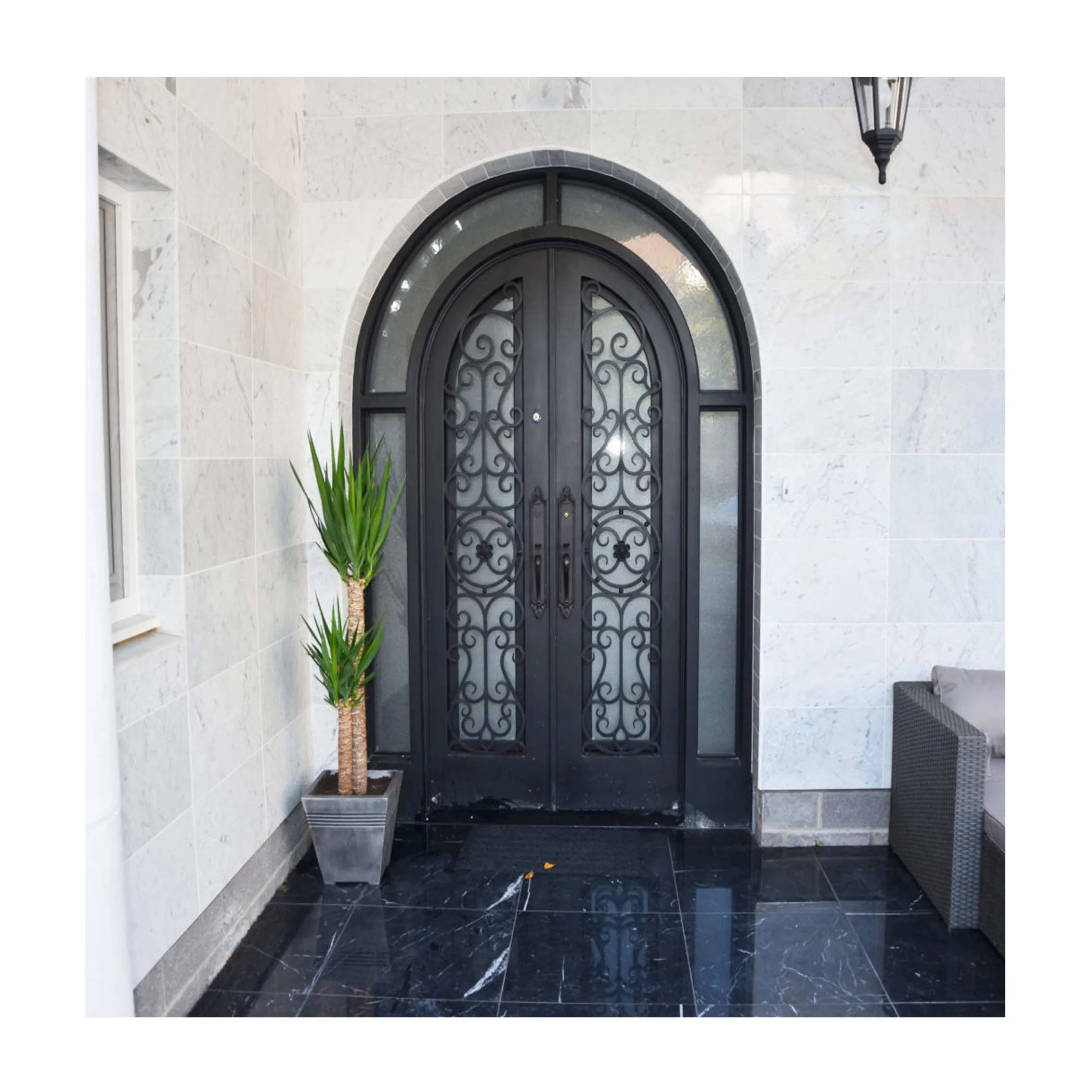 Pre-Hang Iron Main Door Designs customized door India Iron Door Designs For Home