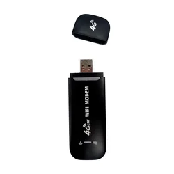 4G LTE WiFi Router Wireless LTE USB Dongle 150Mbps High Speed USB WiFi Modem Pocket Hotspot Dongle Mobile Broadband w/SIM Card