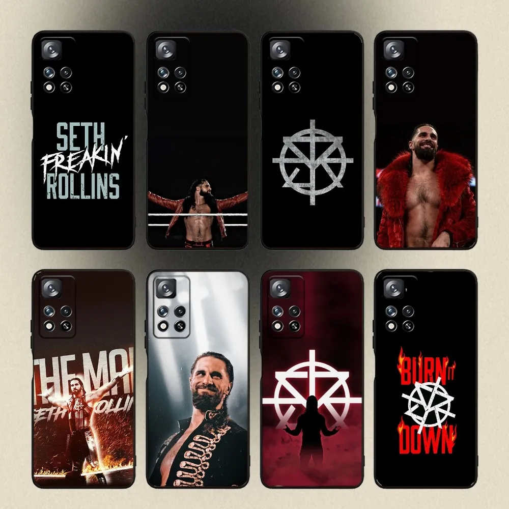 

Seth F-Freakin Rollins Boxing Phone Case For Samsung Galaxy A20,A21s,A22,A31,A32,A52,A53,A72,73,A80,A91 Soft Black Cover