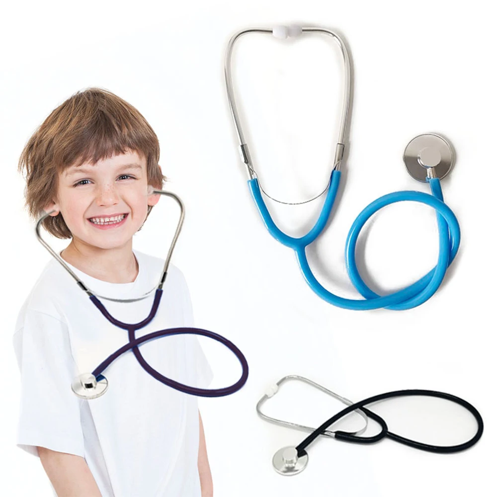 Kids Stethoscope Doctor Toy Multicolored Simulation Family Parent-Child Games Imitation Plastic Accessories for Boy Girl