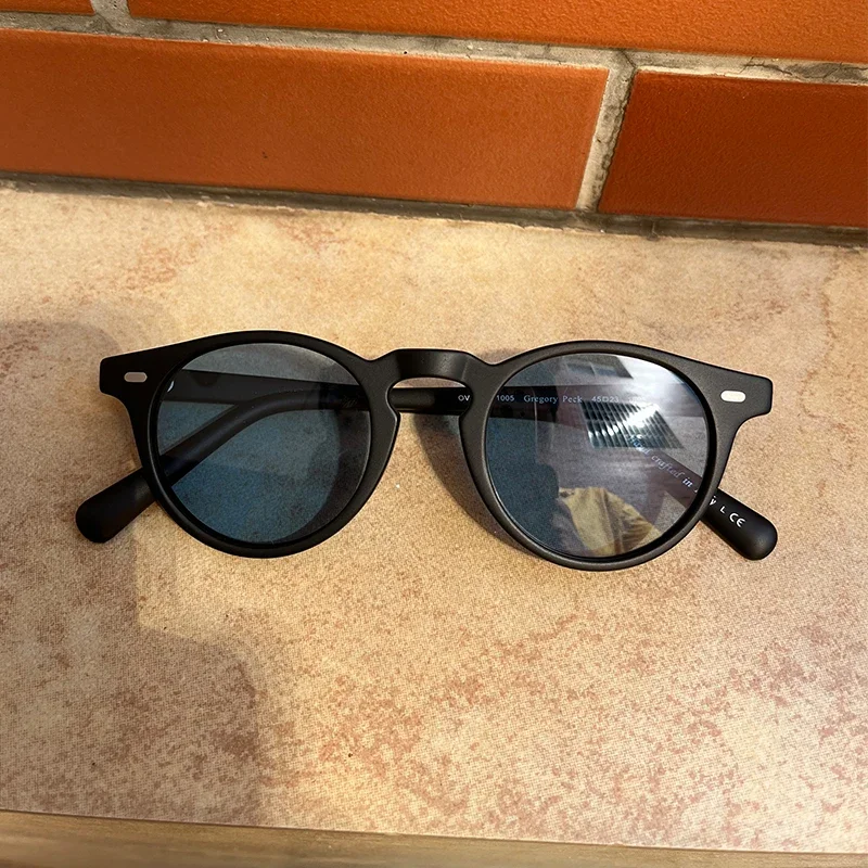 

Sunglasses Women 2023 Gregory Peck Brand Design Sunglasses Polarized Man High Quality OV5186 Male Sun Glasses Oculos De Sol