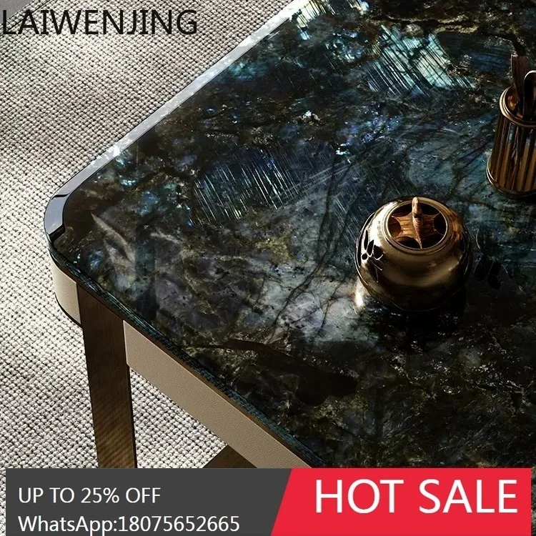 SGF Light Luxury Marble Coffee Table Modern Office Reception Negotiation Room Tea Table