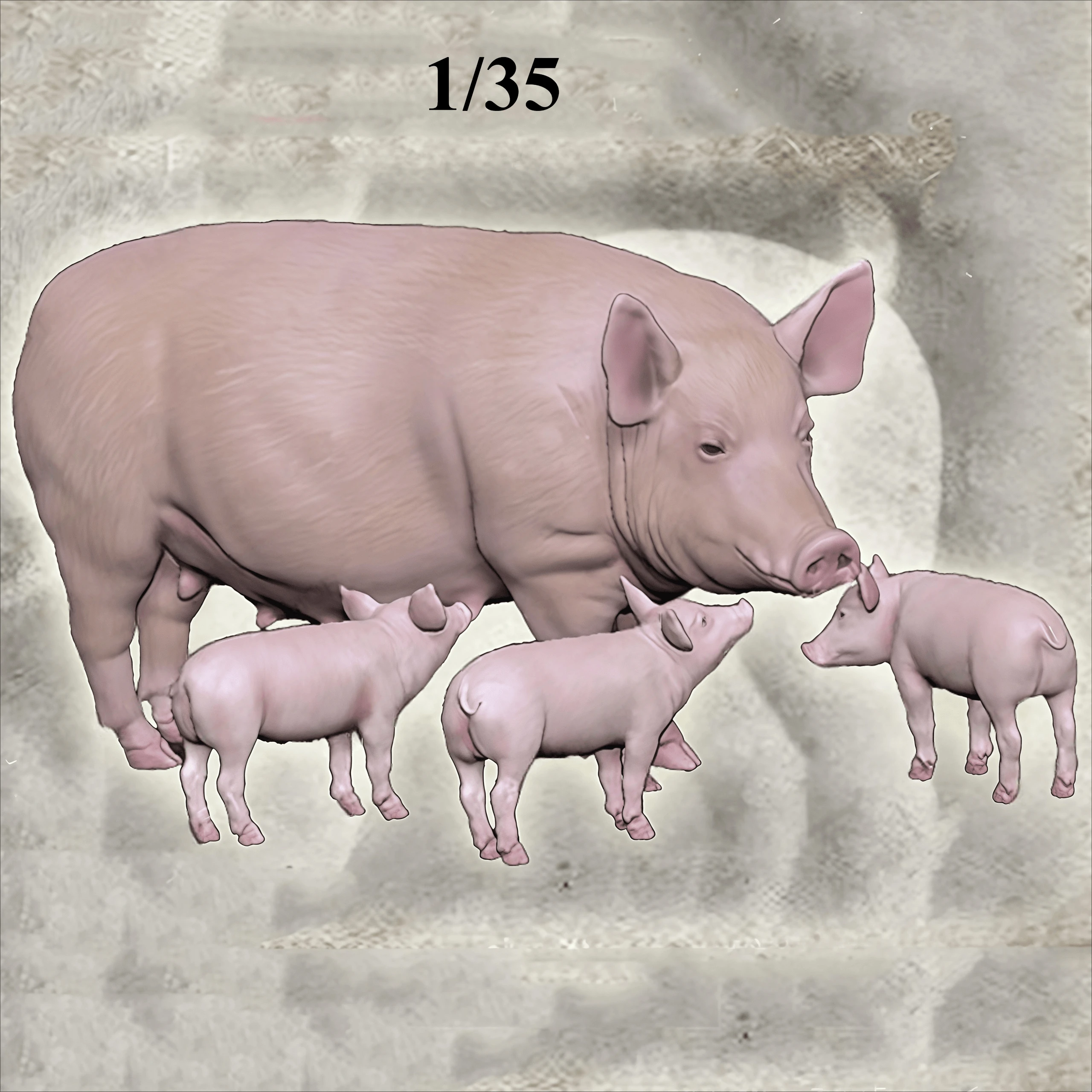 

Набор для сборки модели из смолы 1/35, реквизит для макета модели сцены, неокрашенная модель