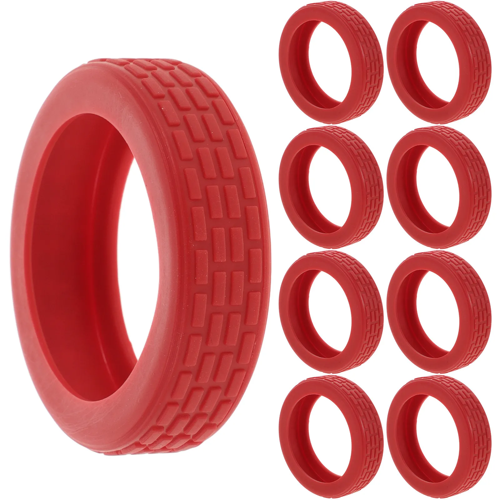 

8Pcs Luggage Wheel Protector Covers Silicone Travel Suitcase Wheels Protective Devices Noise Reducing Anti Abrasion Replacement