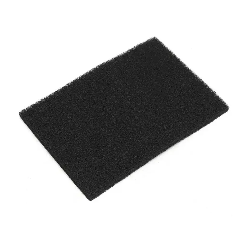 Black Activated Carbon Impregnated Foam Filter Cotton 200x300x12mm For Aquarium External Internal Filter System Water Cleaning