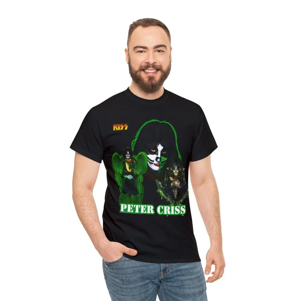 Kiss Peter Criss Unisex Heavy Cotton Tee, Kiss Fan Tee, Peter Criss, Kiss Band