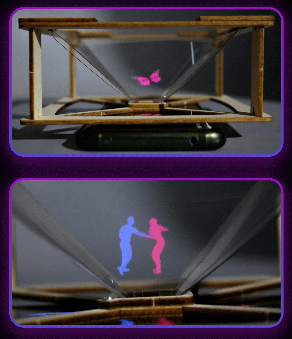 3D Holographic Pro Jection DIY Modelle & Gebäude Spielzeug Wissenschaft & Bildung Modell Spielzeug Für Kinder Geschenk Spielzeug – Detail 6