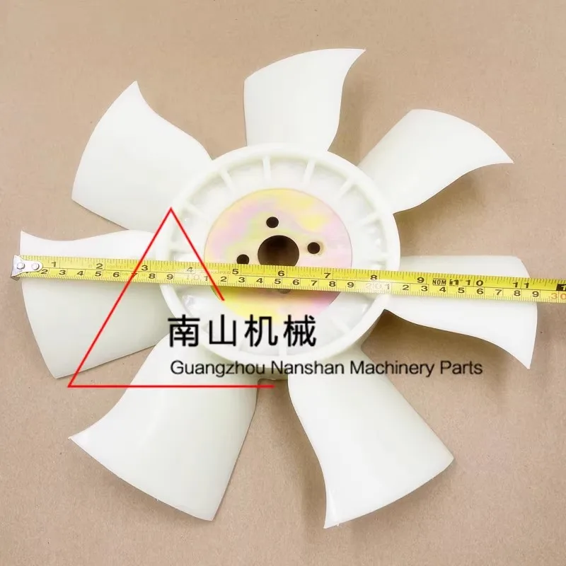 EC18D/18E/18-3 fan blade D0.9A engine fan blade radiator water tank fan blade micro-excavator parts