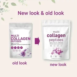 Multi Collagen Peptide Powder Tightens Skin Antiwrinkle Firmness Elasticity Moisturizes Skin Specially provided by beauty salons