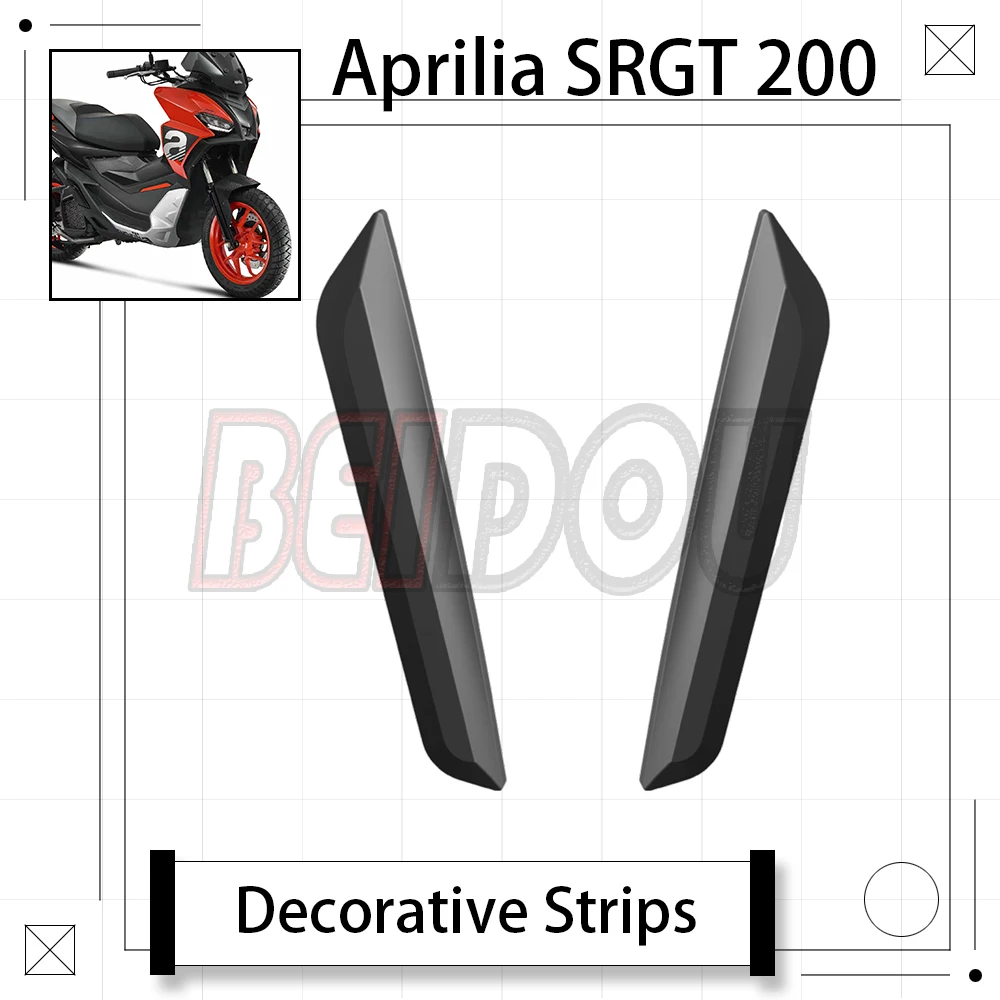 

New For Aprilia SRGT 200 SR GT 200 GT200 Motorcycle Modified Front Windshield Decorative Strips Deflector Cover Deflector