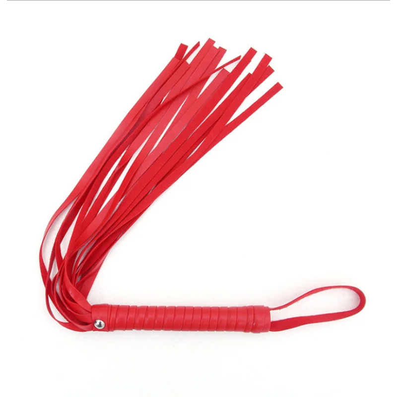 SMSex Props Toys Leather Small Size Whip Black Red Pink Leather Whip Couple Sex Slap Whip