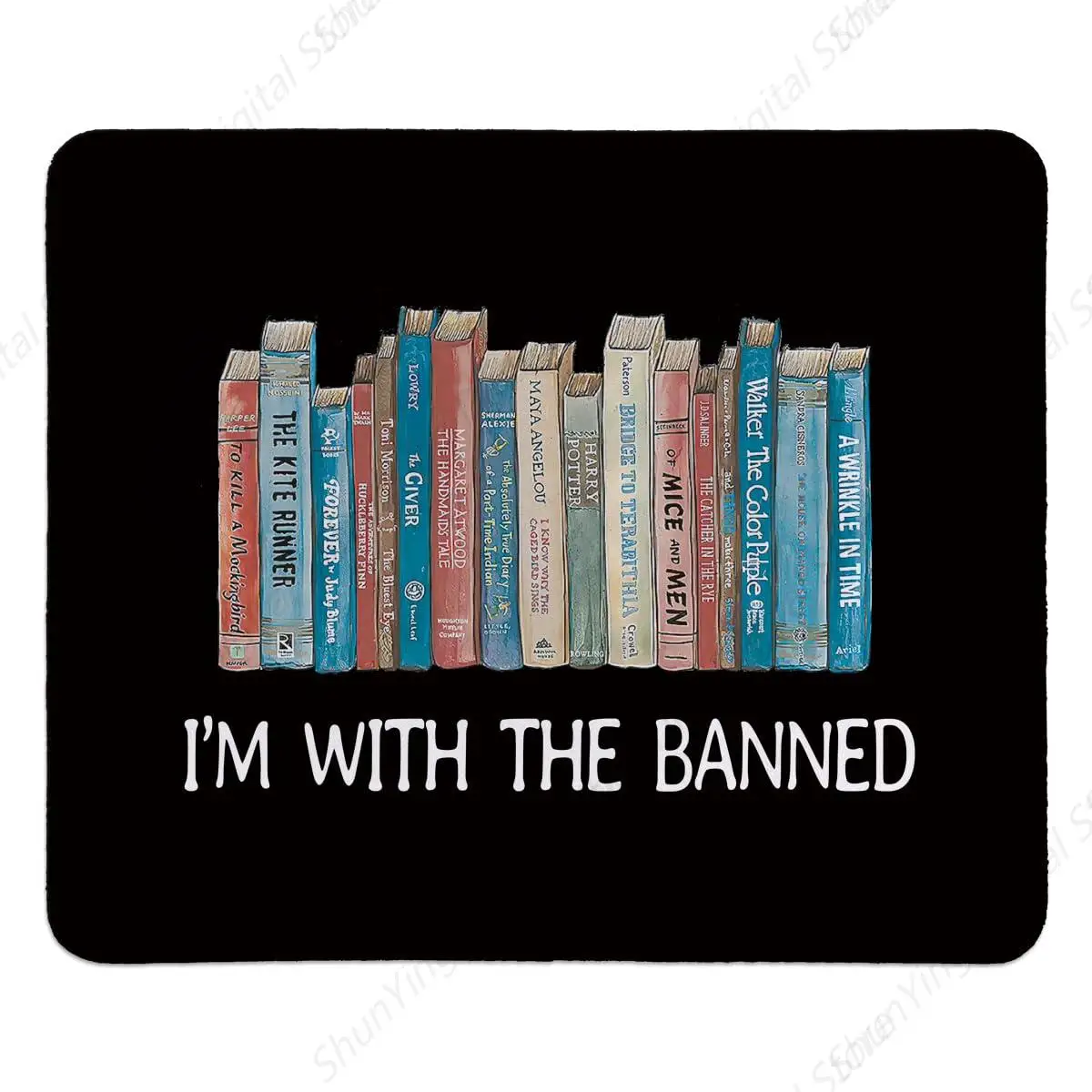 

I Am A Book Lover's Gift Of A Banned Book Mouse Pad It Is Suitable For Gaming Office Laptops And Anti Slip Rubber Mouse Pads