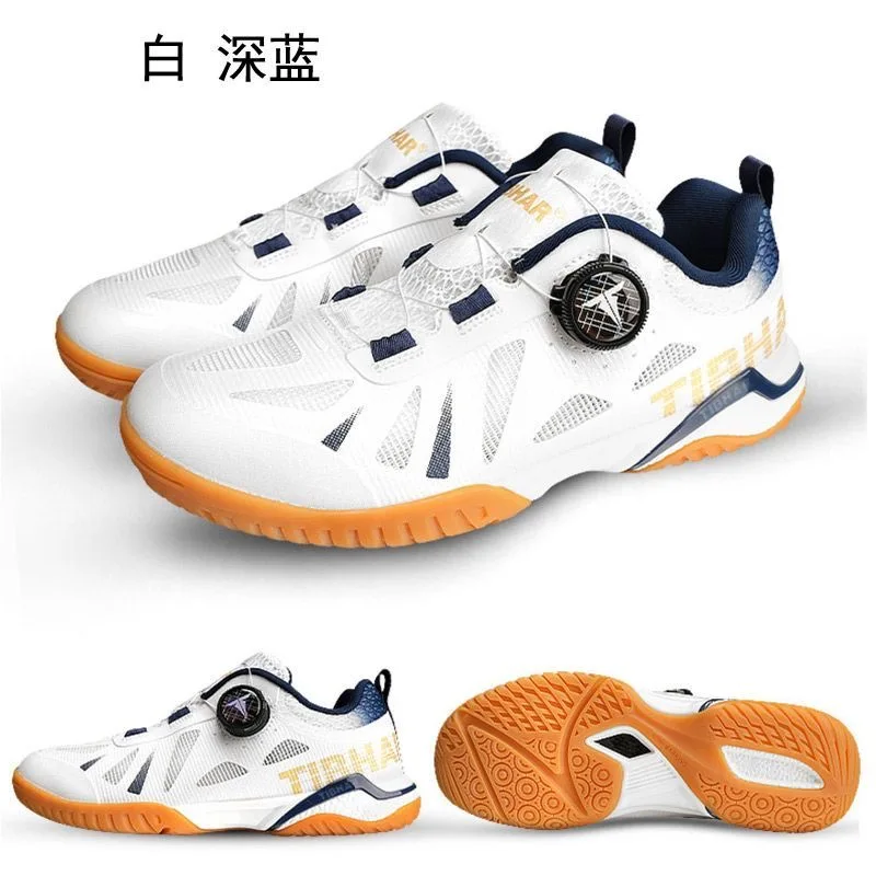 Original Brand Table Tennis Shoes Men Women Luxury Brand Badminton Shoes Unisex Anti-Slip Indoor Sport Shoe Wearable Court Shoes