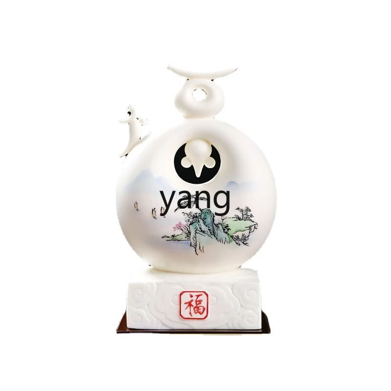 

Yjq Exquisite Ceramic Crafts Decoration Chinese Style Living Room and Wine Cabinet Decorations Housewarming Gifts